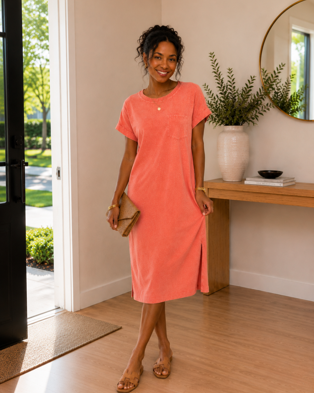 Long coral acid was dress