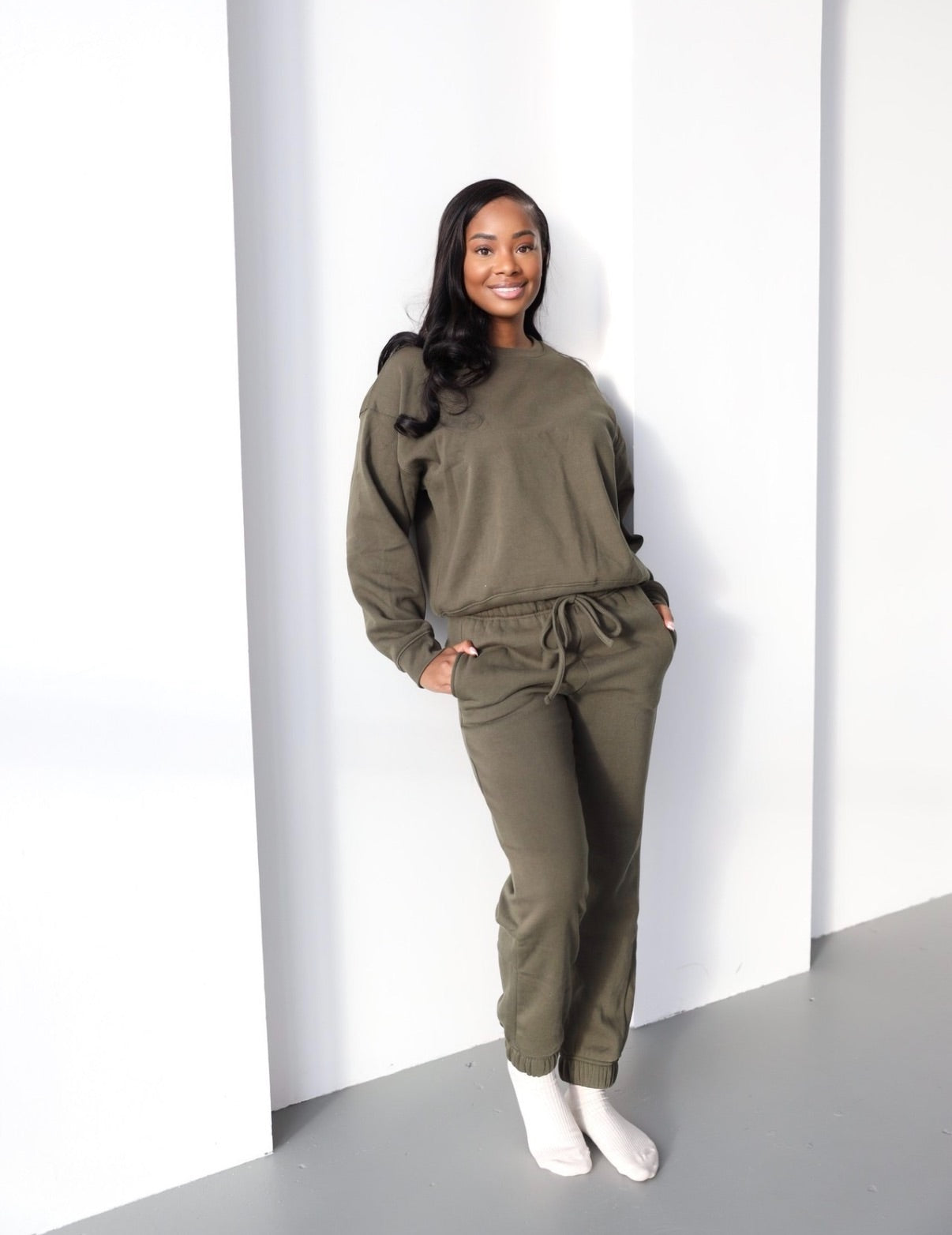 Olive green Everyday jogger set