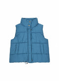 High neck puffer vest